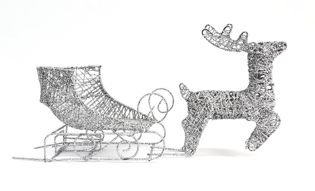 TRINEO ALAMbre 25x43 cm PLata