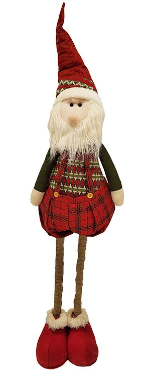 PAPA NOEL TELA 90 CM rojo