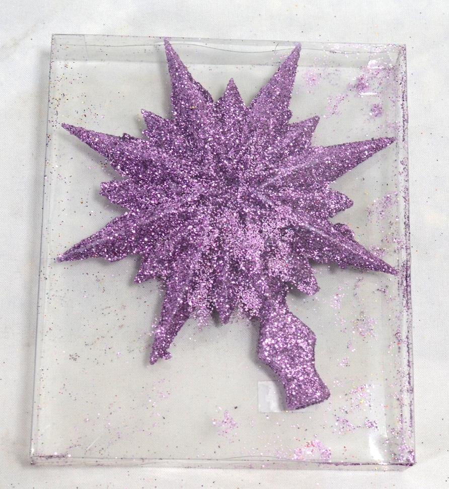 PUNTAL MULTiestrella VIOLeta/LILA glitter