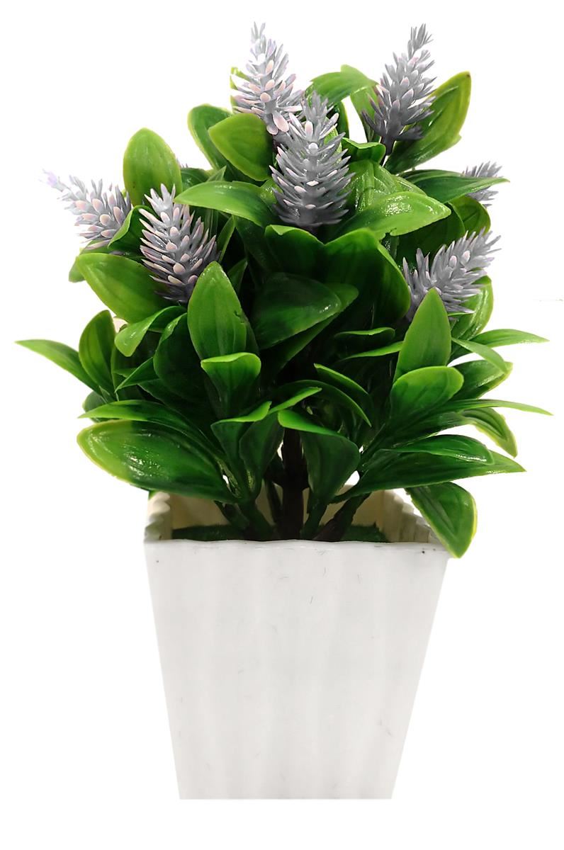 MACETA CON FLORES 20CM. 4 COLORES: ROJO. FUCSIA. VIOLETA. BLANCO