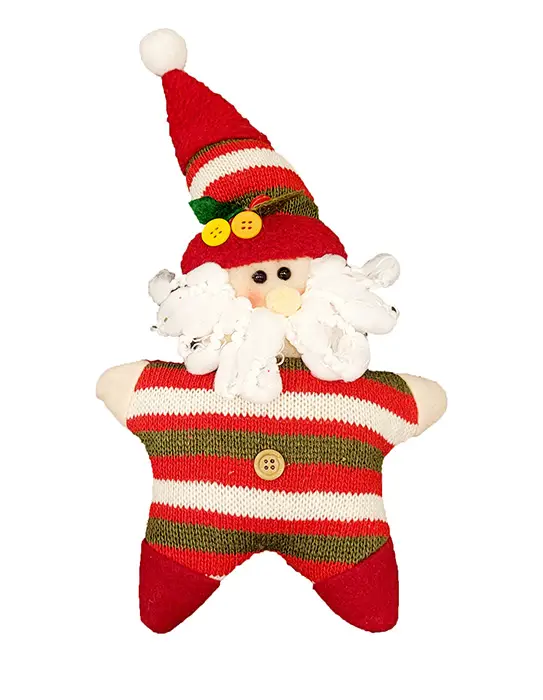 PAPA NOEL tela 23cm